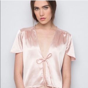 Brandy Melville silky top